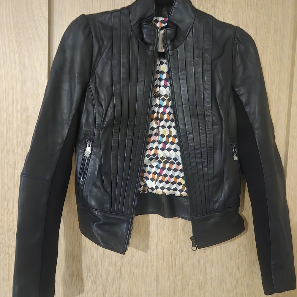 Black Leather Jacket - Picture 3 of 6